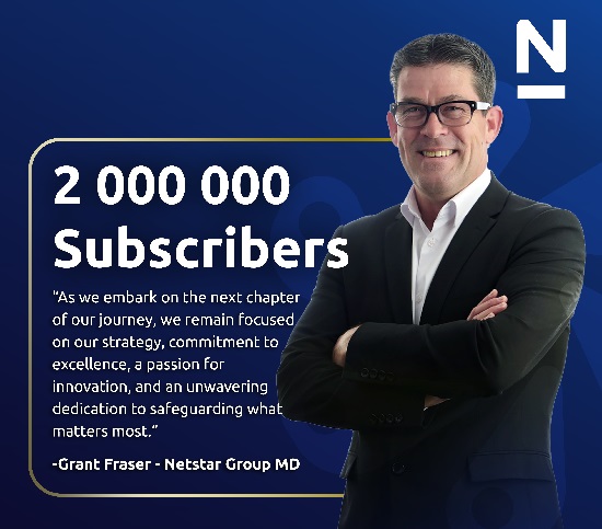 Netstar cracks 2 Million subscribers 